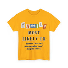 Load image into Gallery viewer, Family "Most Likely To" Declare "best reunion ever" despite chaos.
