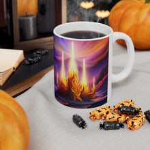 Load image into Gallery viewer, Happy Birthday Candles #14 Ceramic 11oz Mug AI-Generated Artwork