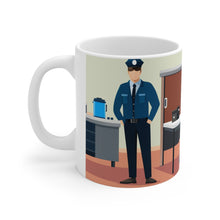 Load image into Gallery viewer, Professional Worker Police Officer #4 Ceramic 11oz Mug AI-Generated Artwork