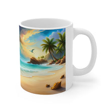 Load image into Gallery viewer, Tropical Beach Paradise #4 Mug 11oz mug AI-Generated Artwork