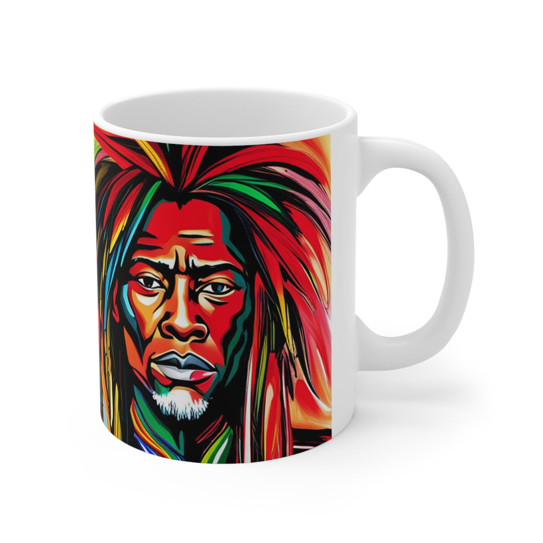 Colors of Africa Warrior King #7 11oz AI Decorative Coffee Mug