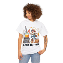Load image into Gallery viewer, Beer Crafter Beer IQ: 1000 Brewing T-Shirt 100% Cotton Classic Fit