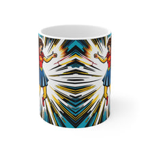 Load image into Gallery viewer, My Mini Super Teenagers Fantasy Art #2 Ceramic Mug 11oz AI Generated Artwork