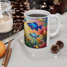 Load image into Gallery viewer, A Menagerie of a colorful Sea-life #6 Mug 11oz mug AI-Generated Artwork