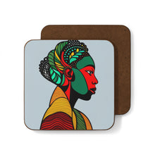 Load image into Gallery viewer, Colorful #17 Colors of Africa Hardboard Back AI-Enhanced Beverage Coasters