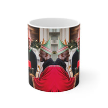 Load image into Gallery viewer, Kwanzaa Three Wise Men Ceramic Mug 11oz AI Generated Artwork