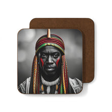 Load image into Gallery viewer, Colorful #10 Colors of Africa Hardboard Back AI-Enhanced Beverage Coasters