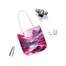 Load image into Gallery viewer, Pink Heart Series #6 Fashion Graphic Print Trendy 100% Polyester Canvas Tote Bag AI Image
