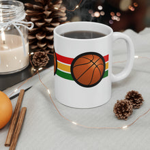 Load image into Gallery viewer, Sports Game No Word Basketball 11oz White Ceramic Beverage Mug Decorative Art