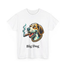 Load image into Gallery viewer, Big Dog Hound Dog Shirt, The Dog Life Hound Dog Cigar Gold Chain Unisex Crewneck T-Shirt