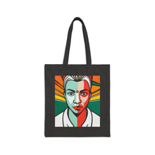 Load image into Gallery viewer, Colors of Africa Queen Mother Reflections #2 100% Cotton Canvas Tote Bag 15" x 16"