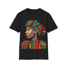 Load image into Gallery viewer, Color of Africa Warrior Queen #16 Unisex Softstyle Short Sleeve Crewneck T-Shirt