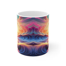 Load image into Gallery viewer, Pastel Sea-life Sunset #7 Ceramic Mug 11oz mug AI-Generated Artwork