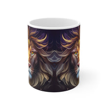 Load image into Gallery viewer, Lion Gentle and Fierce #1 Mug 11oz mug AI-Generated Artwork