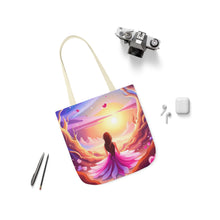 Load image into Gallery viewer, Pink Heart Series #12 Fashion Graphic Print Trendy 100% Polyester Canvas Tote Bag AI Image