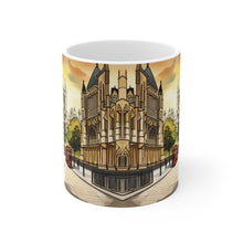 Load image into Gallery viewer, At the Cafe Westminster Abbey London #8 Mug 11oz mug AI-Generated Artwork