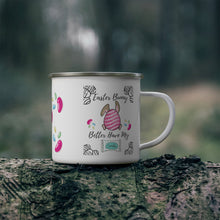 Load image into Gallery viewer, Easter Bunny Better Have My Candy Enamel Campfire Mug 12oz Stainless Steel