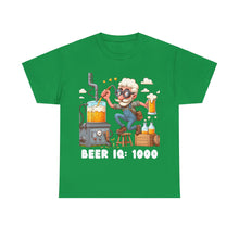 Load image into Gallery viewer, Beer Crafter Beer IQ: 1000 Brewing T-Shirt 100% Cotton Classic Fit
