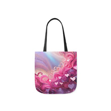 Load image into Gallery viewer, Pink Heart Series #13 Fashion Graphic Print Trendy 100% Polyester Canvas Tote Bag AI Image
