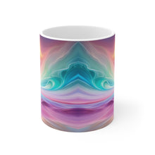 Load image into Gallery viewer, Pastel Sea-life Sunset #12 Ceramic Mug 11oz mug AI-Generated Artwork