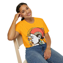 Load image into Gallery viewer, Color of Africa Queen Sista #10 Peach Unisex Softstyle Short Sleeve Crewneck T-Shirt