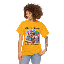 Load image into Gallery viewer, Crafting Queen: Where Creativity Reigns, T-Shirt Heat Press 100% Cotton Classic