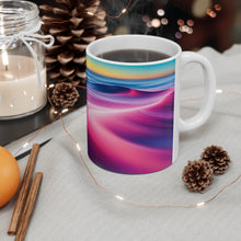 Load image into Gallery viewer, Pastel Sea-life Sunset #21 Ceramic Mug 11oz mug AI-Generated Artwork