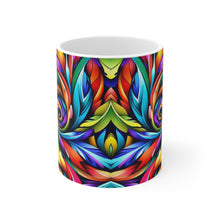 Load image into Gallery viewer, Fusion of Bright Feathers in Motion #3 Mug 11oz mug AI-Generated Artwork