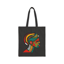 Load image into Gallery viewer, Colors of Africa Queen Mother #6 100% Cotton Canvas Tote Bag 15" x 16"