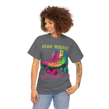 Load image into Gallery viewer, Neon Wheels, Endless Thrills 1980s Era Roller Skates
