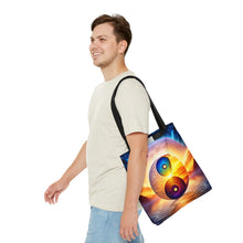 Load image into Gallery viewer, Ying Infinite Beauty Moon Light  Fusion of Colors #3 Tote Bag AI Artwork 100% Polyester