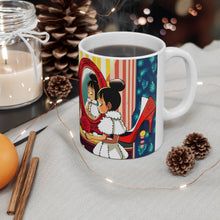 Load image into Gallery viewer, Playing Dress up Just Like Mommie #3 Mug 11oz mug AI-Generated Artwork