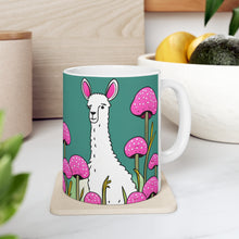 Load image into Gallery viewer, Good Vibes Cute Llama Funny #11 Ceramic 11oz Mug AI-Generated Artwork