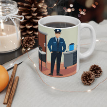 Load image into Gallery viewer, Professional Worker Police Officer #4 Ceramic 11oz Mug AI-Generated Artwork