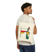Load image into Gallery viewer, Colors of Africa Queen Mother Dance #5 100% Cotton Canvas Tote Bag 15" x 16"