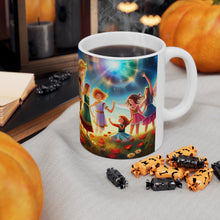 Load image into Gallery viewer, A Place of Peace Children at Play #2 Mug 11oz mug AI-Generated Artwork