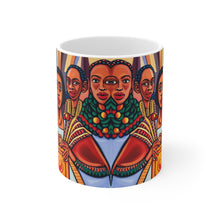 Load image into Gallery viewer, Kwanzaa Women Celebration Ceramic Mug 11oz Design #3 AI Generated
