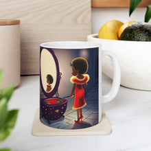 Load image into Gallery viewer, Playing Dress up Just Like Mommie #15 Mug 11oz mug AI-Generated Artwork