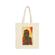 Load image into Gallery viewer, Colors of Africa Warrior King #10 100% Cotton Canvas Tote Bag 15" x 16"
