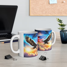 Load image into Gallery viewer, The United States of America USA Flag Eagle #1 Mug 11oz mug AI-Generated Artwork