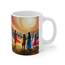 Load image into Gallery viewer, A Place of Peace Children at Play #1 Mug 11oz mug AI-Generated Artwork