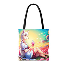 Load image into Gallery viewer, She's my Llama #1 Tote Bag AI Artwork 100% Polyester