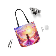 Load image into Gallery viewer, Pink Heart Series #12 Fashion Graphic Print Trendy 100% Polyester Canvas Tote Bag AI Image