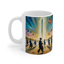 Load image into Gallery viewer, Civil Rights Movement for Peace &amp; Equality #6 Mug AI-Generated Artwork 11oz mug

