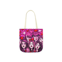 Load image into Gallery viewer, Pink Faces Fashion 100% Polyester Canvas Tote Bag #15
