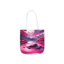 Load image into Gallery viewer, Pink Heart Series #6 Fashion Graphic Print Trendy 100% Polyester Canvas Tote Bag AI Image