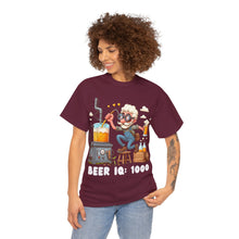 Load image into Gallery viewer, Beer Crafter Beer IQ: 1000 Brewing T-Shirt 100% Cotton Classic Fit
