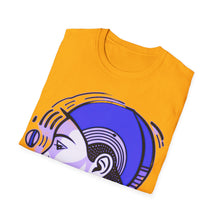 Load image into Gallery viewer, Color of Africa Queen Sista #10 Purple Unisex Softstyle Short Sleeve Crewneck T-Shirt