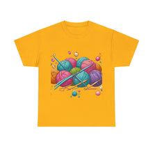 Load image into Gallery viewer, Crafter Knitting Yarn Balls T-Shirt 100% Cotton
