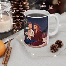 Load image into Gallery viewer, Parents Baby's First Christmas Ceramic Mug 11oz Design #1